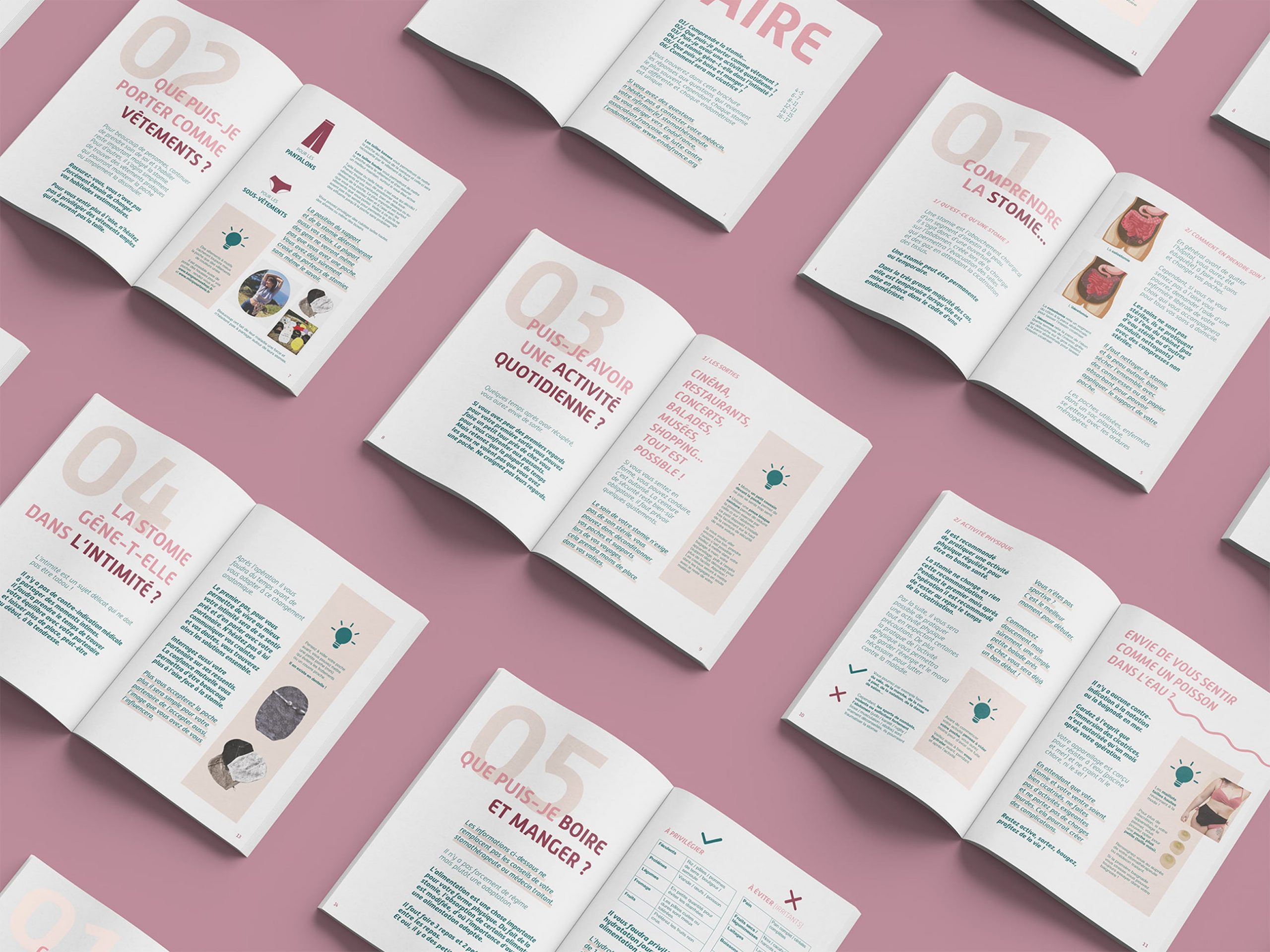 Livret stomie — double page